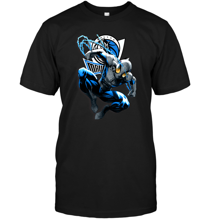 Dallas Mavericks "spiderman" Superhero T-Shirt